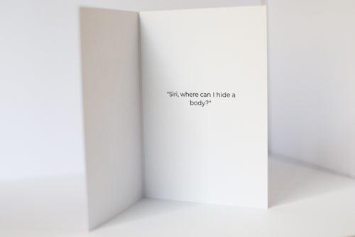Llama's got your back greeting card